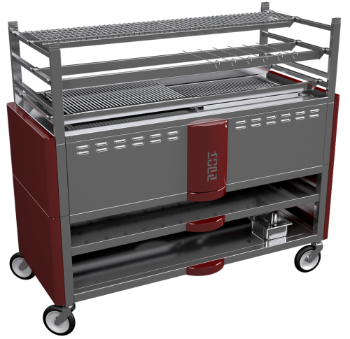 Grill KOPA typu ROBATA mobilny model R120S_red.png