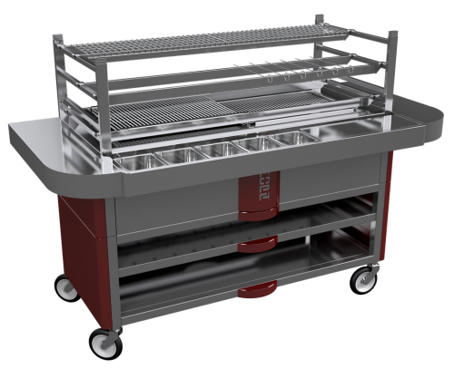 Grill KOPA typu ROBATA mobilny model R120ST_red.png