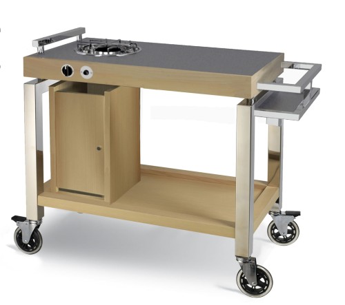 Elegancki wózek kelnerski do flambirowania Shine_103.jpg