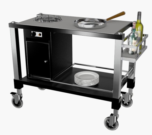 Elegancki wózek kelnerski do flambirowania Q_AD_103_Flambee.jpg