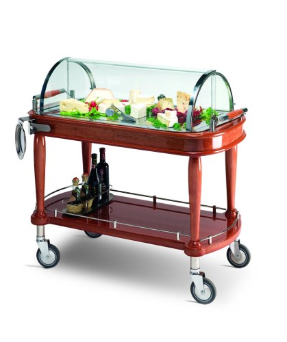 Luksusowy wózek kelnerski do serwowania serów lob ciast Luxor_104_ FORMAGGI.jpg